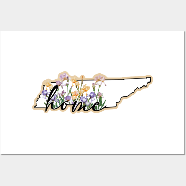 Tennessee State Flower Iris Wall Art by CreatingChaos